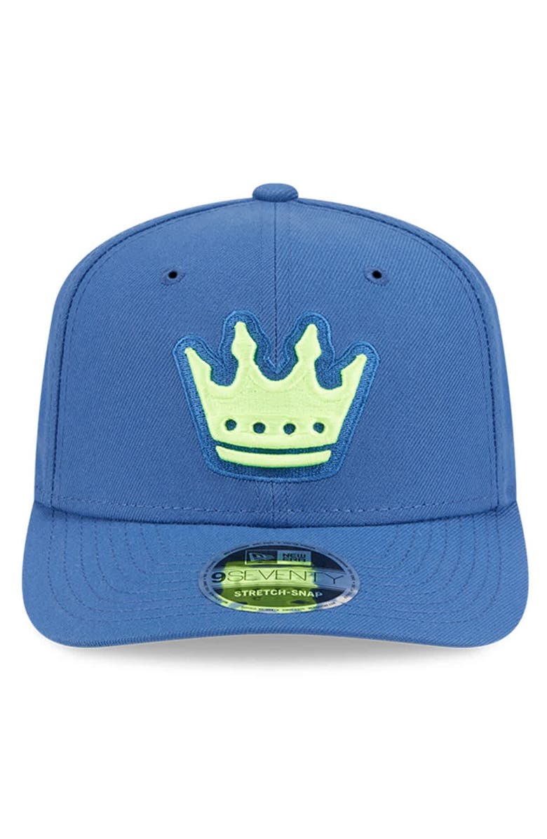 New Era Men's New Era Blue Charlotte FC 2025 Jersey Hook 9SEVENTY Stretch-Snap Hat, Alternate, color, Blue