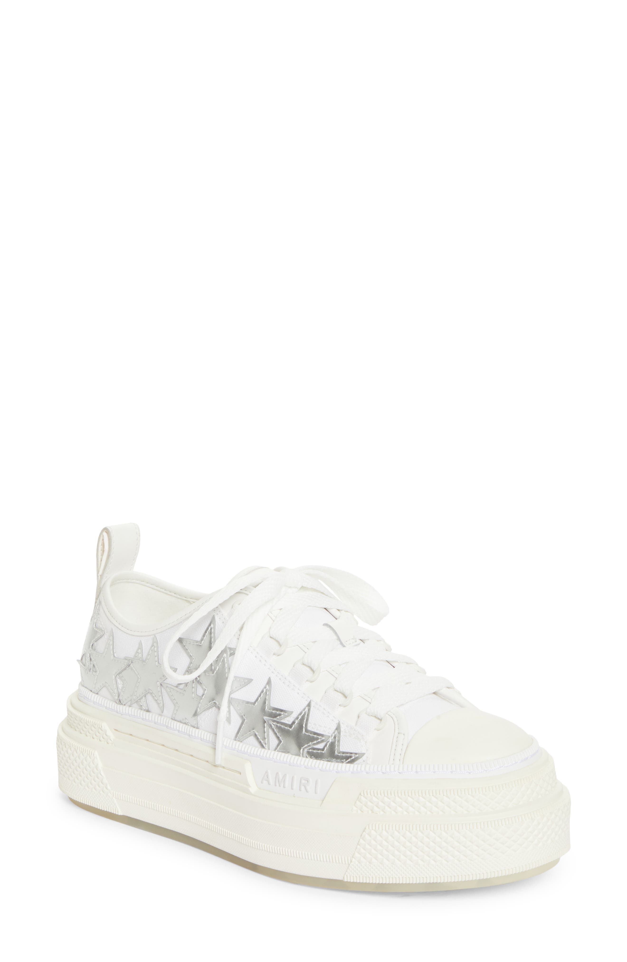 AMIRI Stars Court Platform Sneaker, Main, color, 