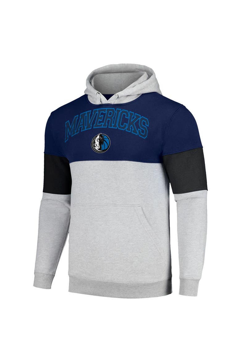 Men's Fanatics Branded Navy/Black Dallas Mavericks Big & Tall Pullover Hoodie, Alternate, color, Navy