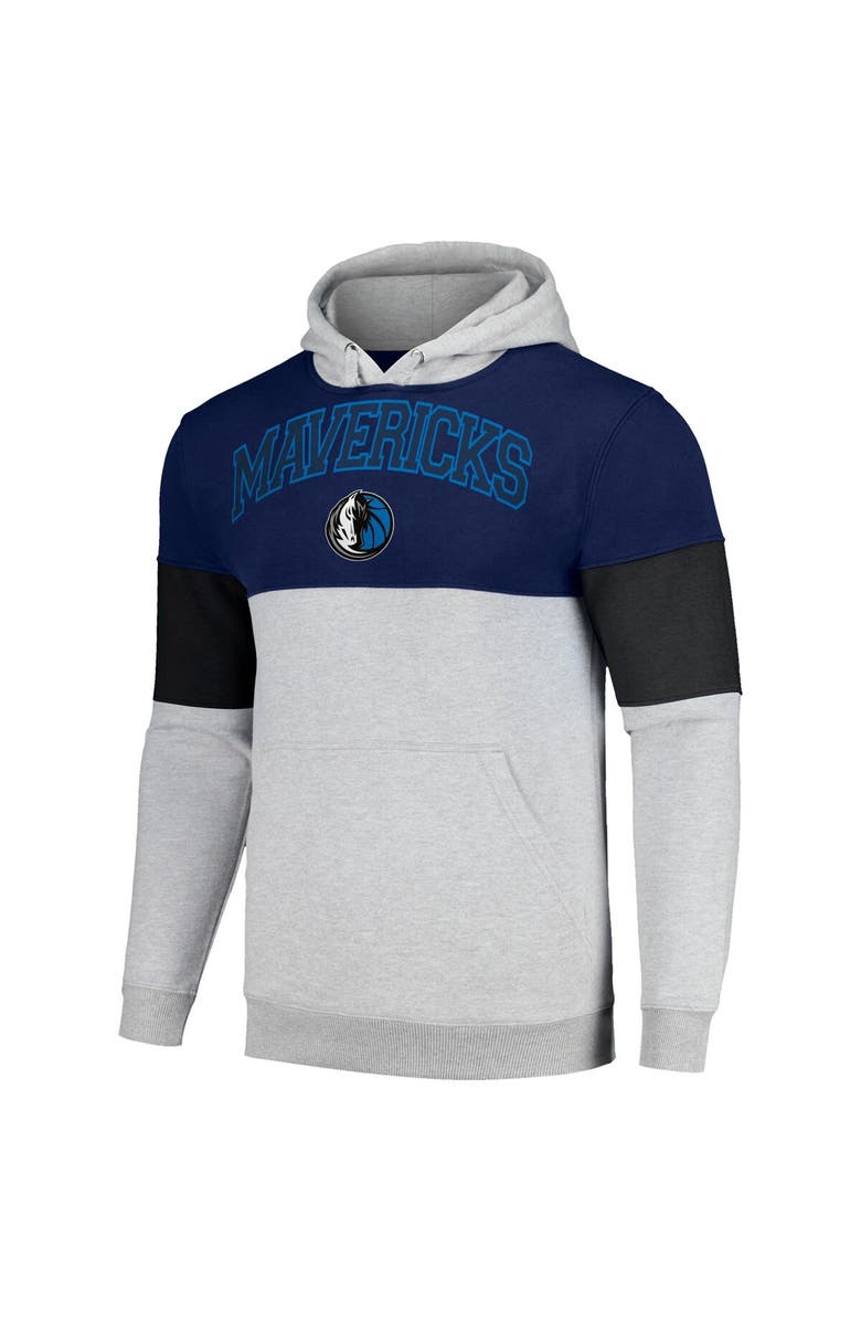 FANATICS Men's Fanatics Branded Navy/Black Dallas Mavericks Big & Tall Pullover Hoodie, Alternate, color, Navy