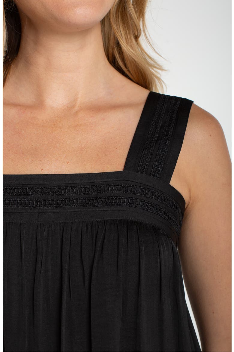 Stitch Square Neck Tank, Alternate, color, BLACK