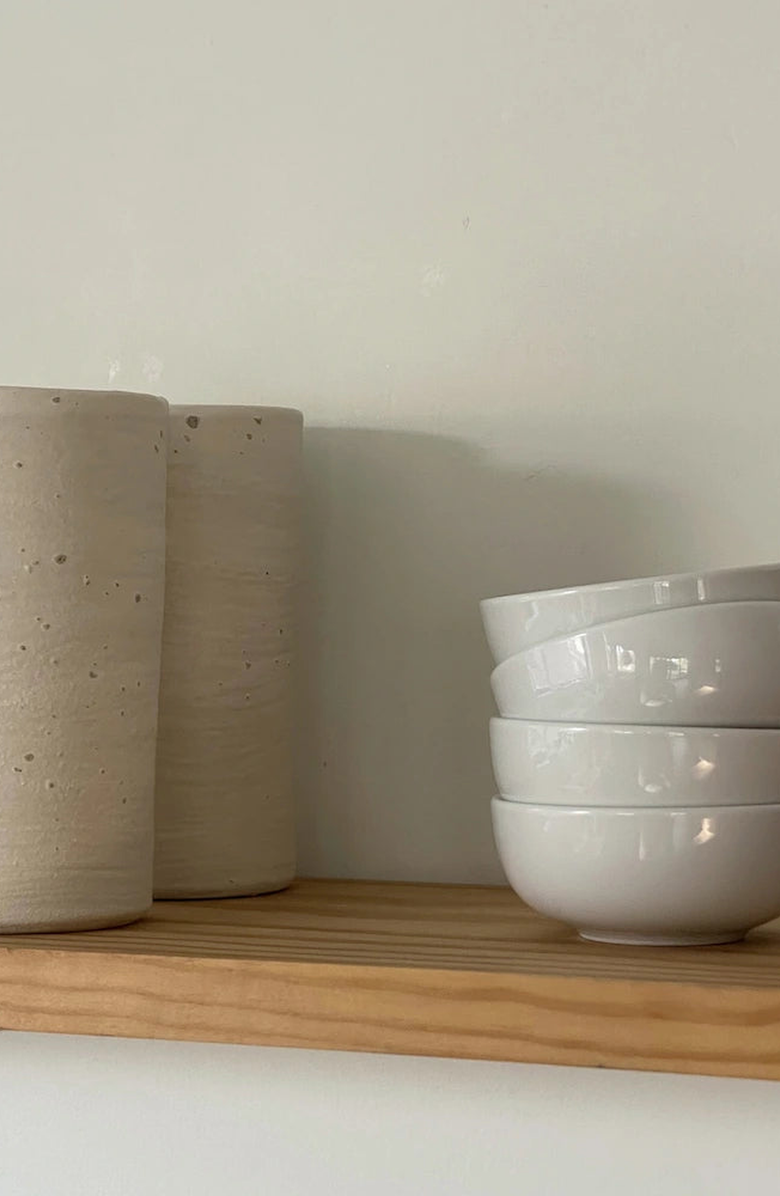 PUBLIC GOODS Ceramic Cereal Bowls, Alternate, color, White