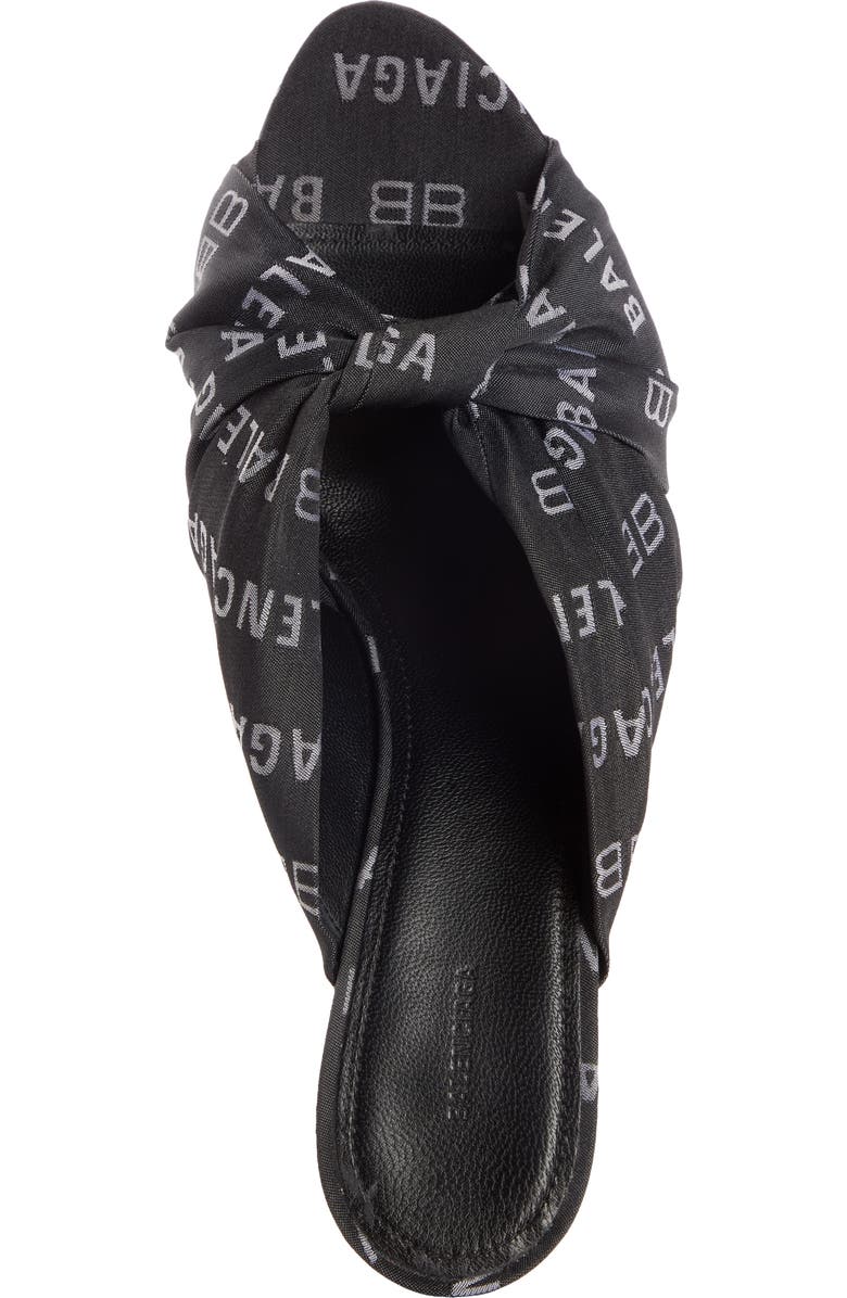 Balenciaga Drapy Slide Sandal, Alternate, color,