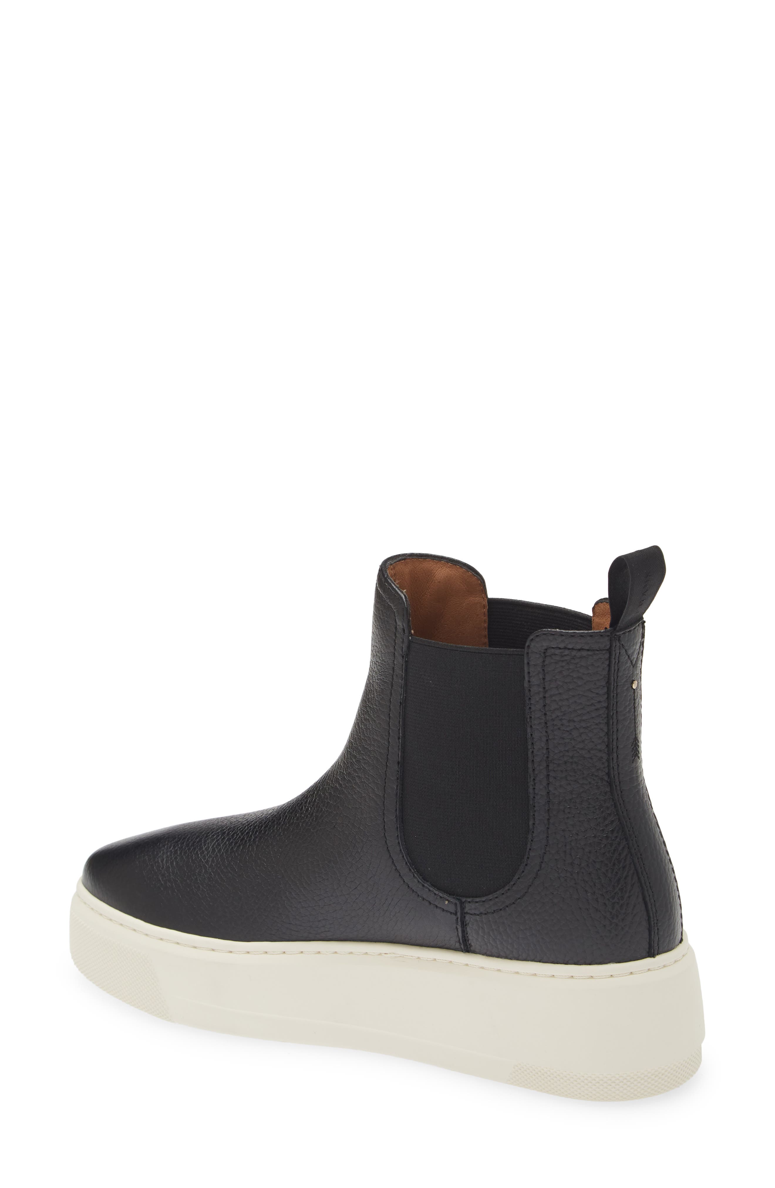 FRANKIE4 Crawford Platform Chelsea Boot, Alternate, color, Black
