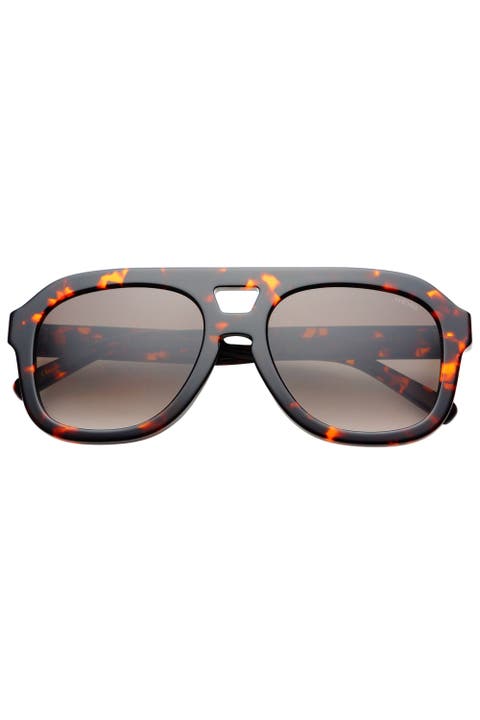 Voyager Oversized Aviator Sunglasses