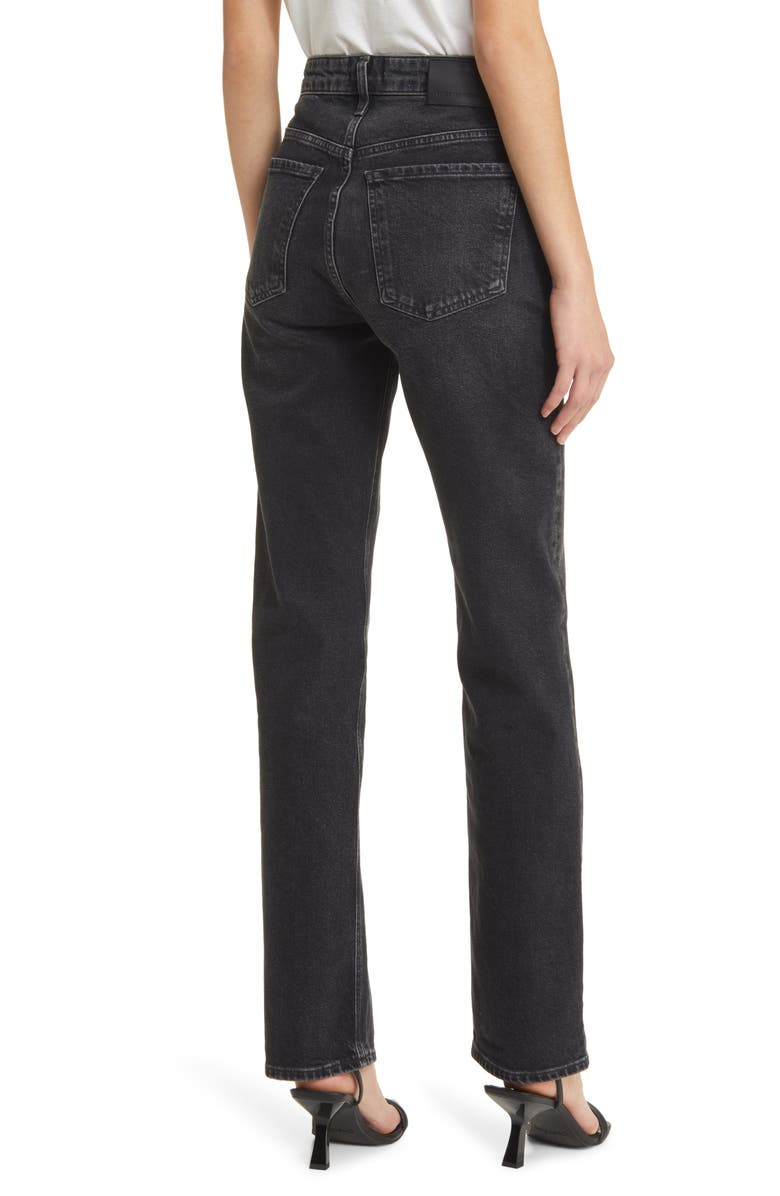 Citizens of Humanity Zurie High Waist Straight Leg Jeans, Alternate, color, Stormy