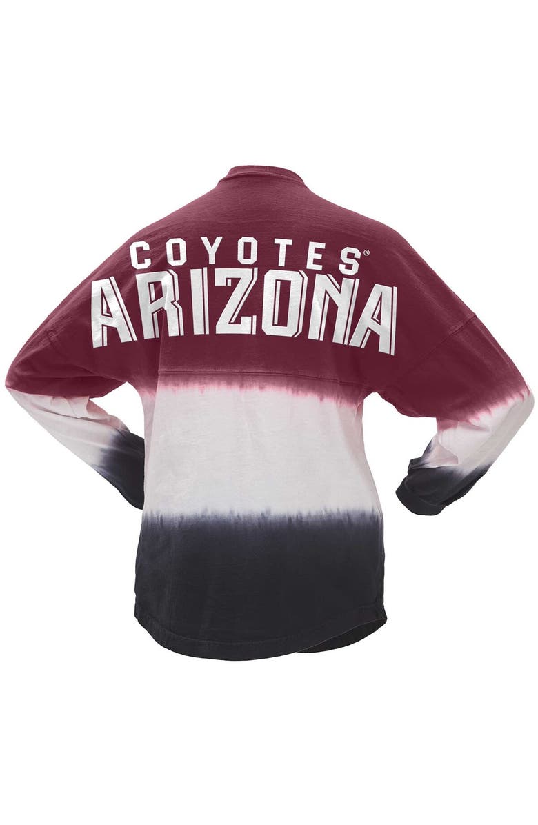 SPIRIT JERSEY Women's Fanatics Branded Garnet/Black Arizona Coyotes Ombre Long Sleeve T-Shirt, Alternate, color, 