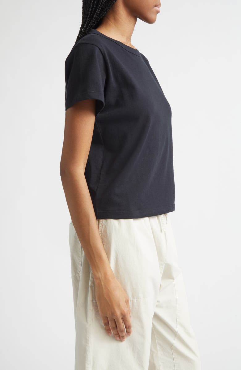 LESET The Margo Crop Tee, Alternate, color, Black