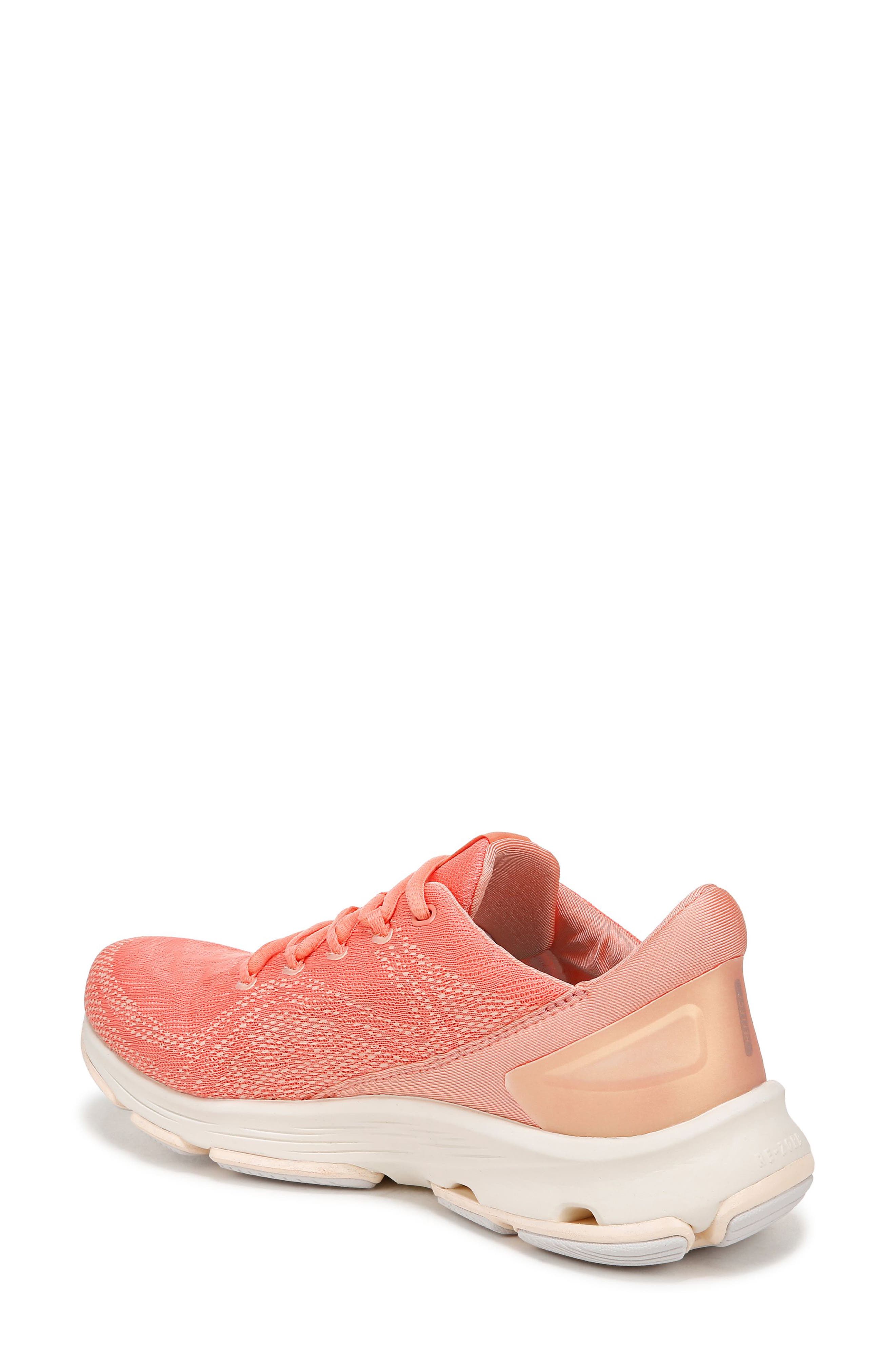 Devotion X Walking Sneaker - Wide Width Available, Alternate, color, CORAL ORANGE