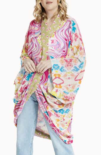 Mix Print Ruana