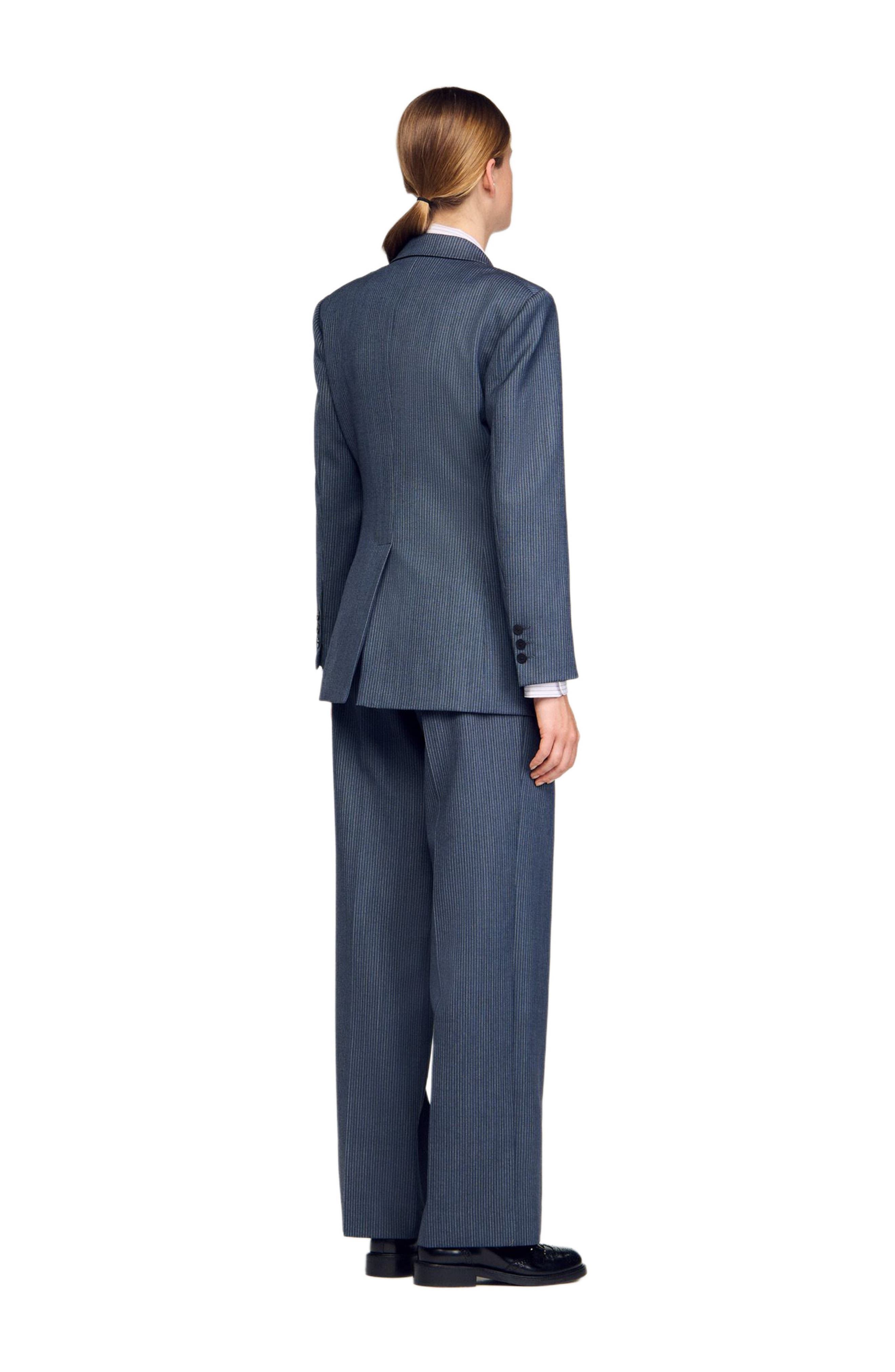 Striped tailored jacket - image 2