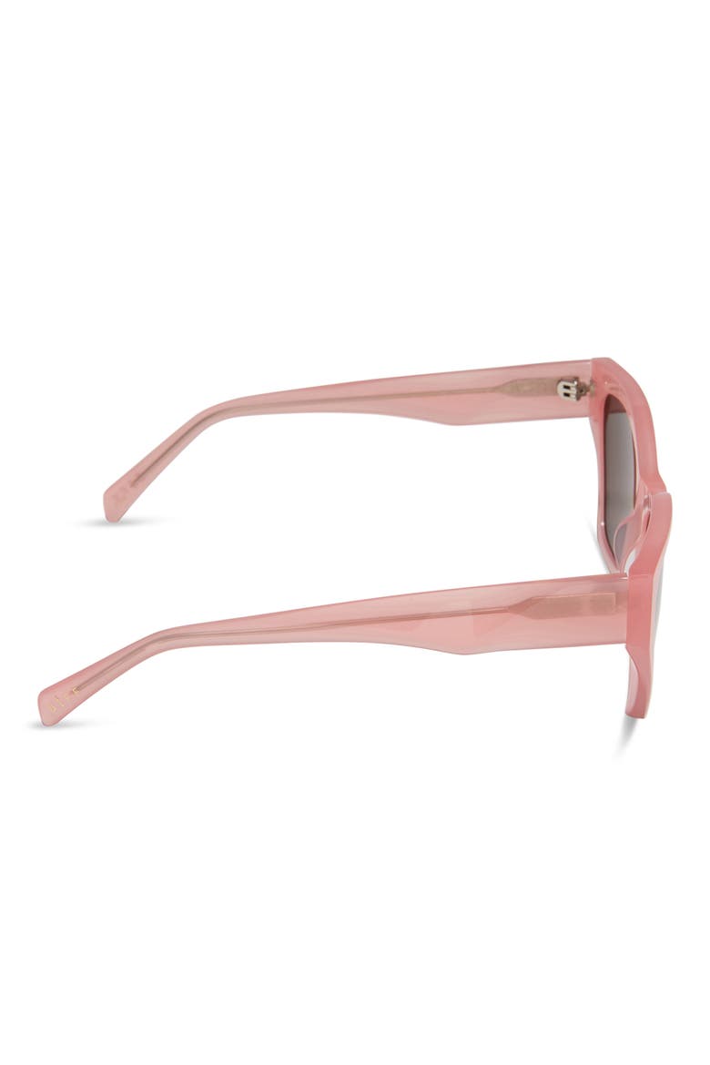 Evie 54mm Polarized Sunglasses, Alternate, color, PEACH / BROWN