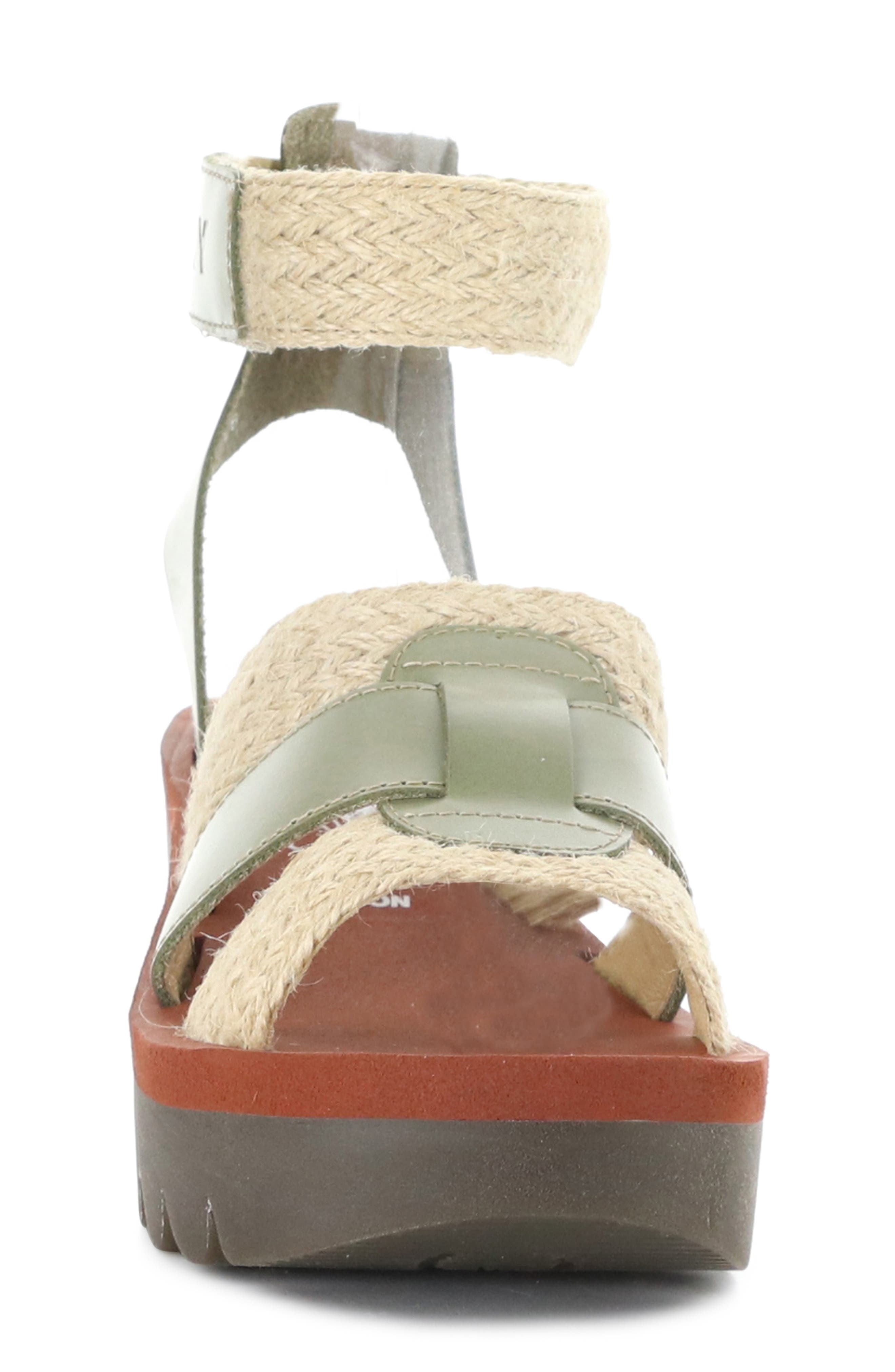 Fly London Yory Ankle Strap Sandal, Alternate, color, Smog