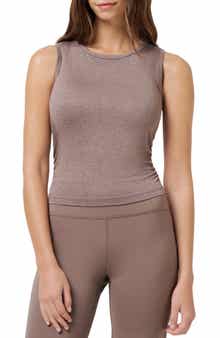 TravisMathew Skyline Ruched Jersey Tank