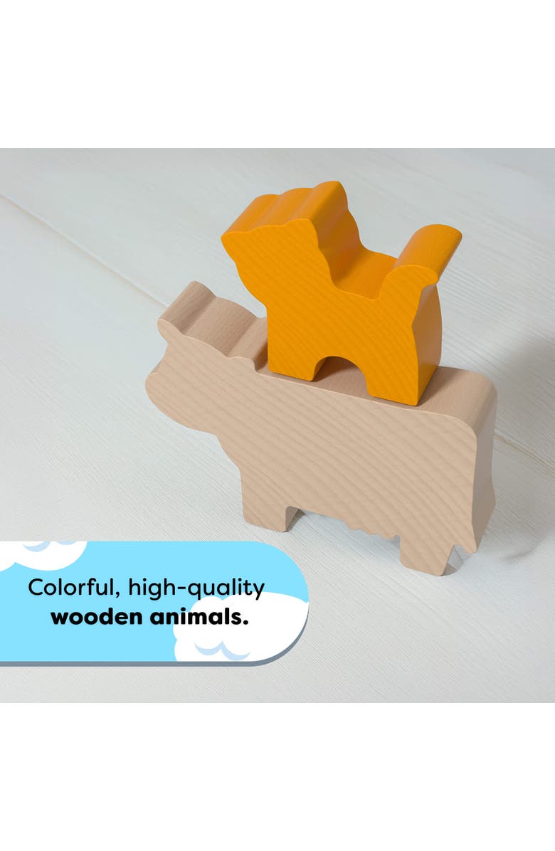 HABA Bao's Cloudland Wooden Puzzle Game with 60 Challenges, Alternate, color, Multi