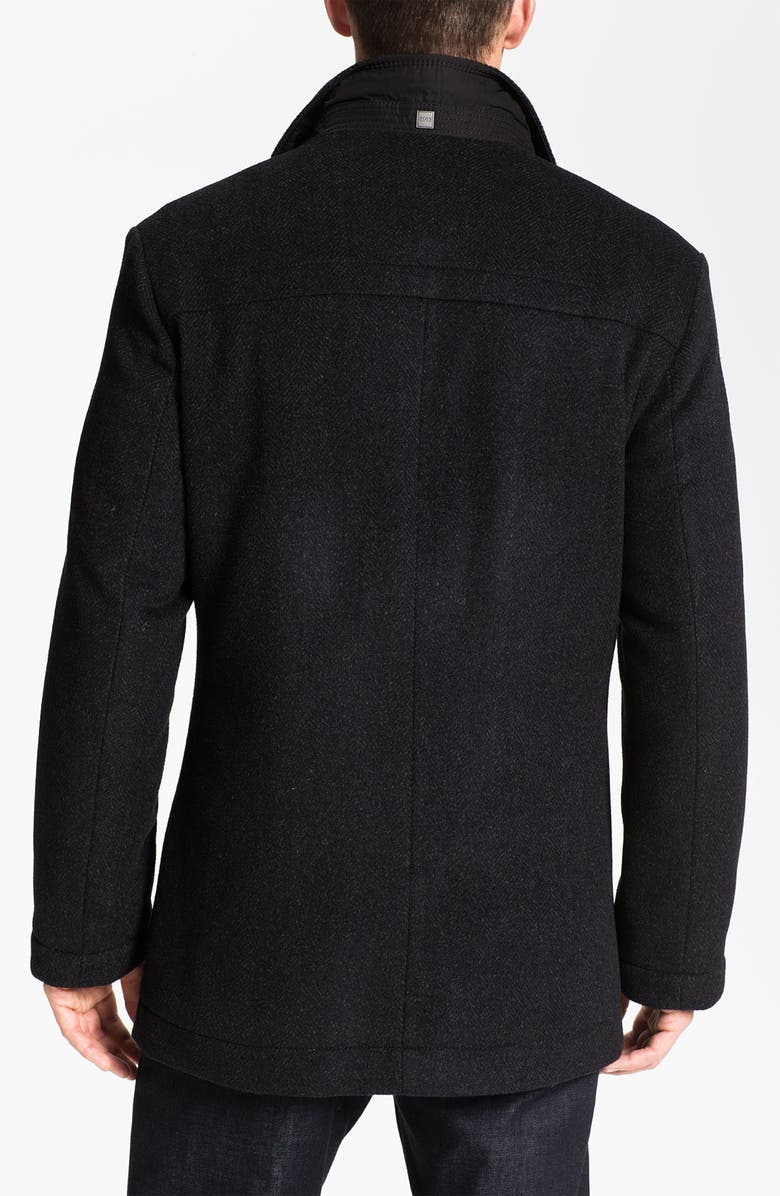 BOSS HUGO BOSS 'Coxtan' Wool Coat, Alternate, color, 