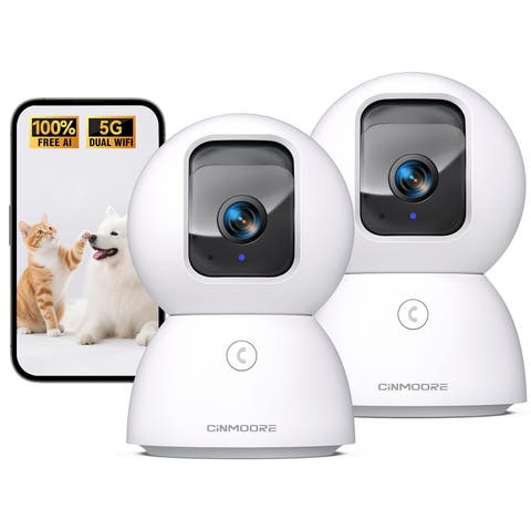 2 pack Smart Indoor Camera Dual-Band WiFi6