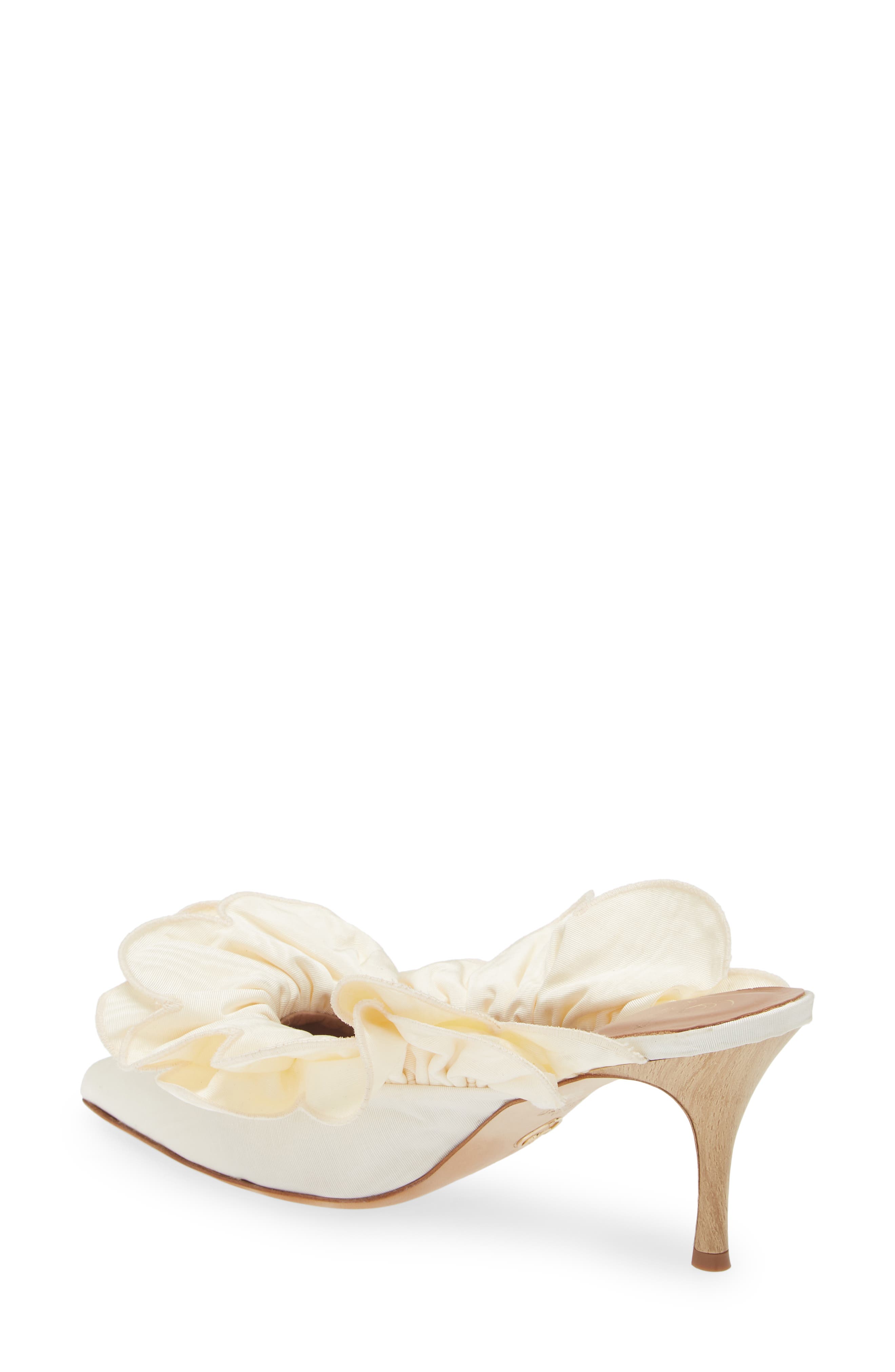 Brother Vellies Stell Ruffle Pointed Toe Mule (Women) | Nordstromrack