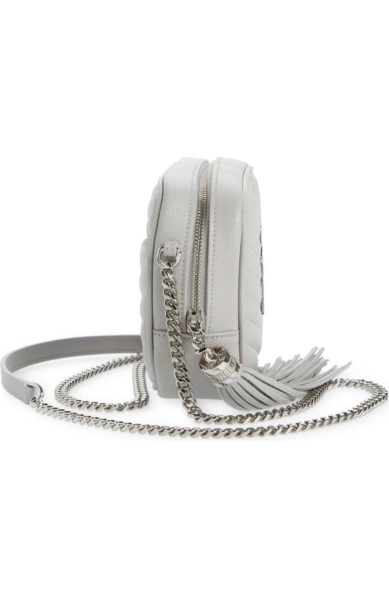 Saint Laurent Lou Mini Matelassé Leather Camera Bag, Alternate, color,