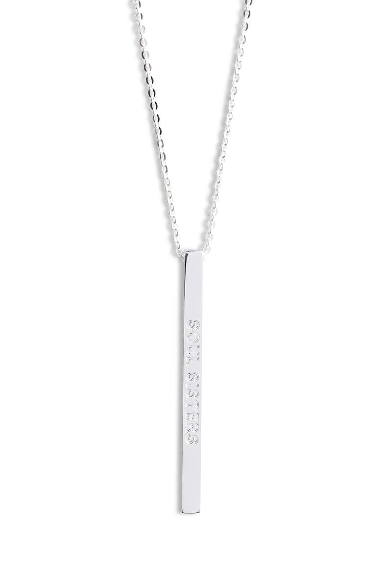 Soul Sisters Y-Necklace, Main, color, SILVER