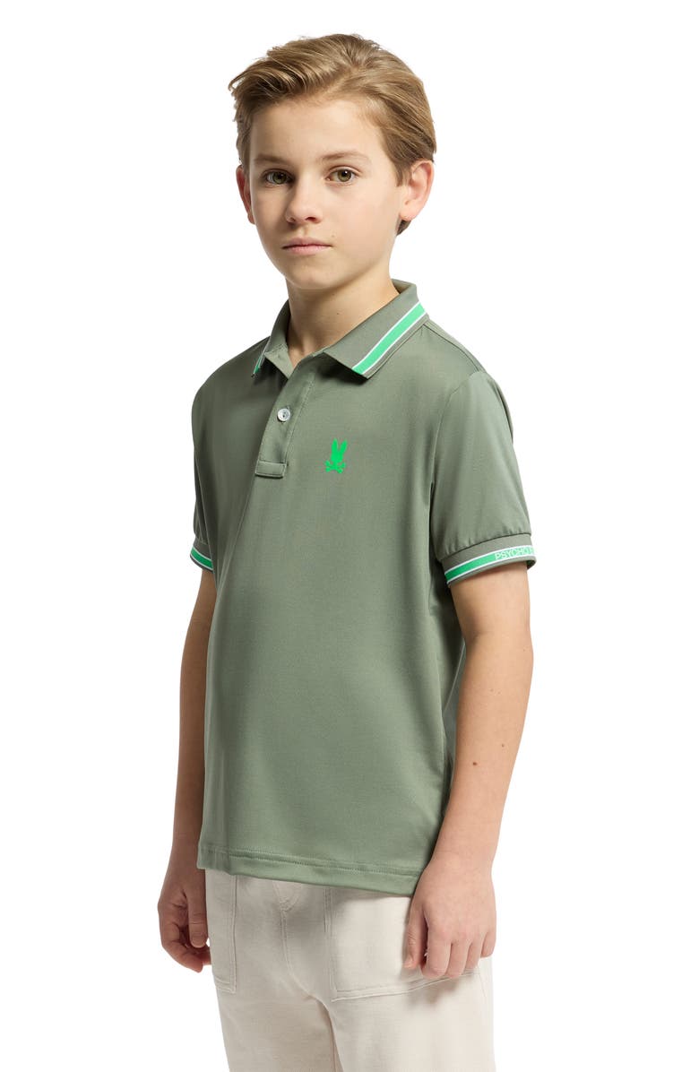 Psycho Bunny Kids' Forrest Sport Piqué Polo, Alternate, color,