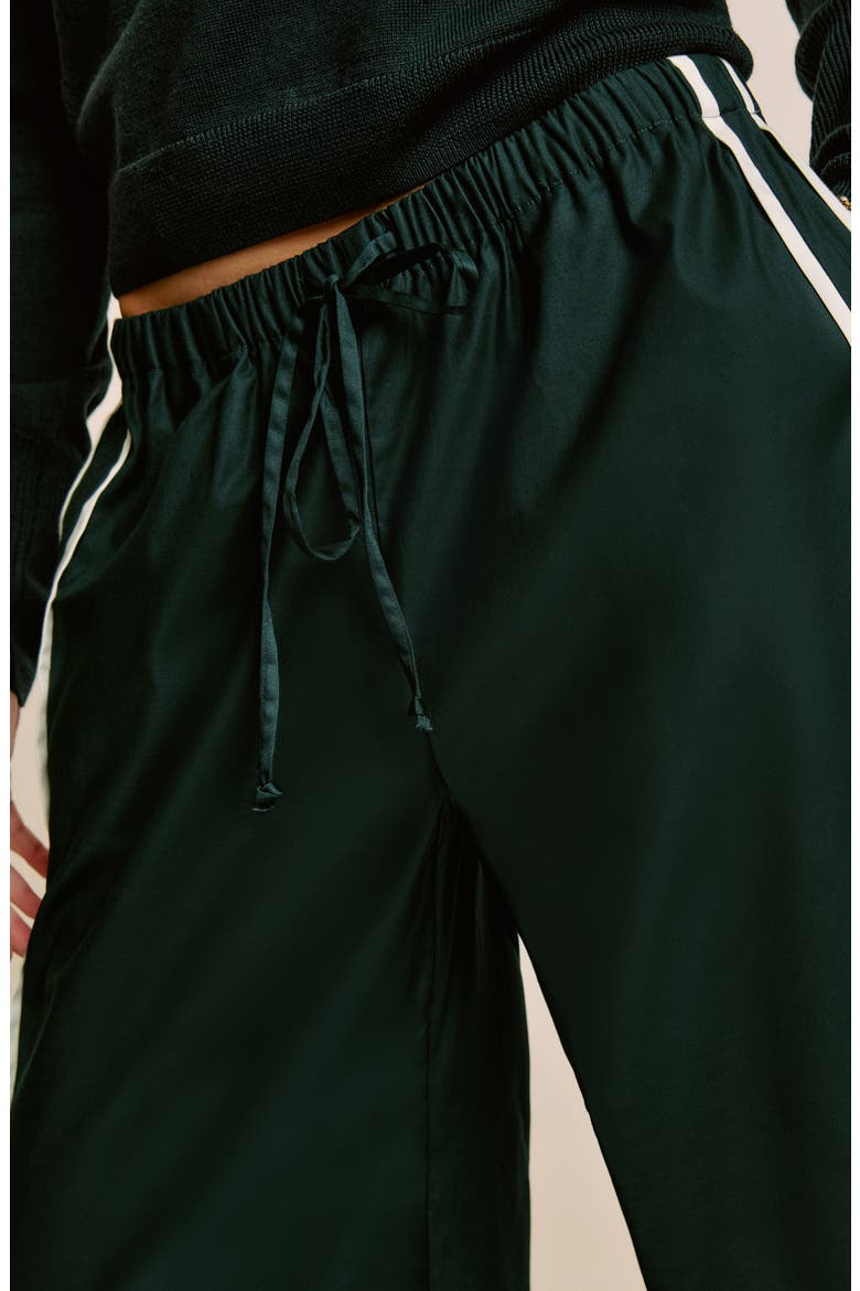 Julian Stripe Wide Leg Pants, Alternate, color, FOREST