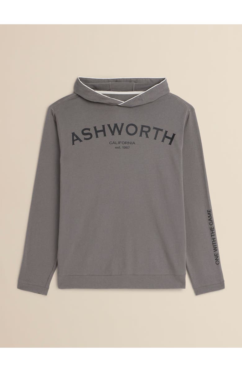 ASHWORTH GOLF Heritage Ashworth Hoodie, Main, color, Grey