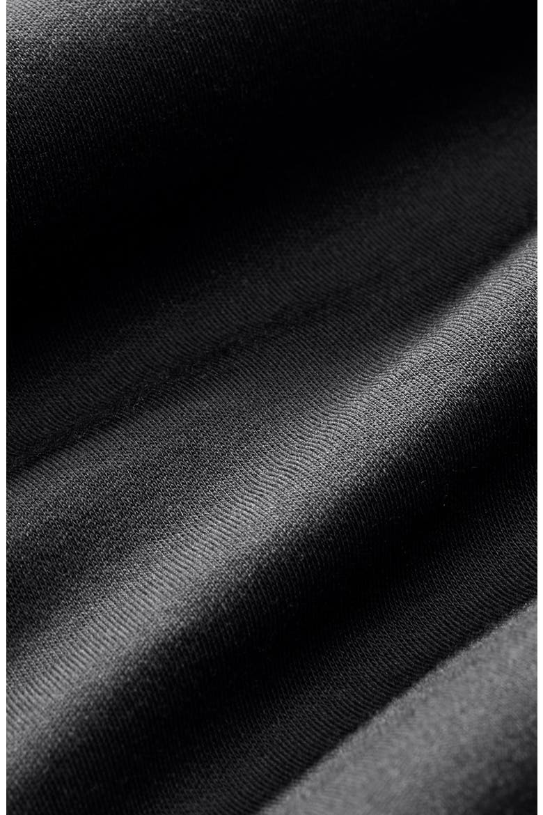 Palmer Trim Fit Pima Cotton T-Shirt, Alternate, color, BLACK