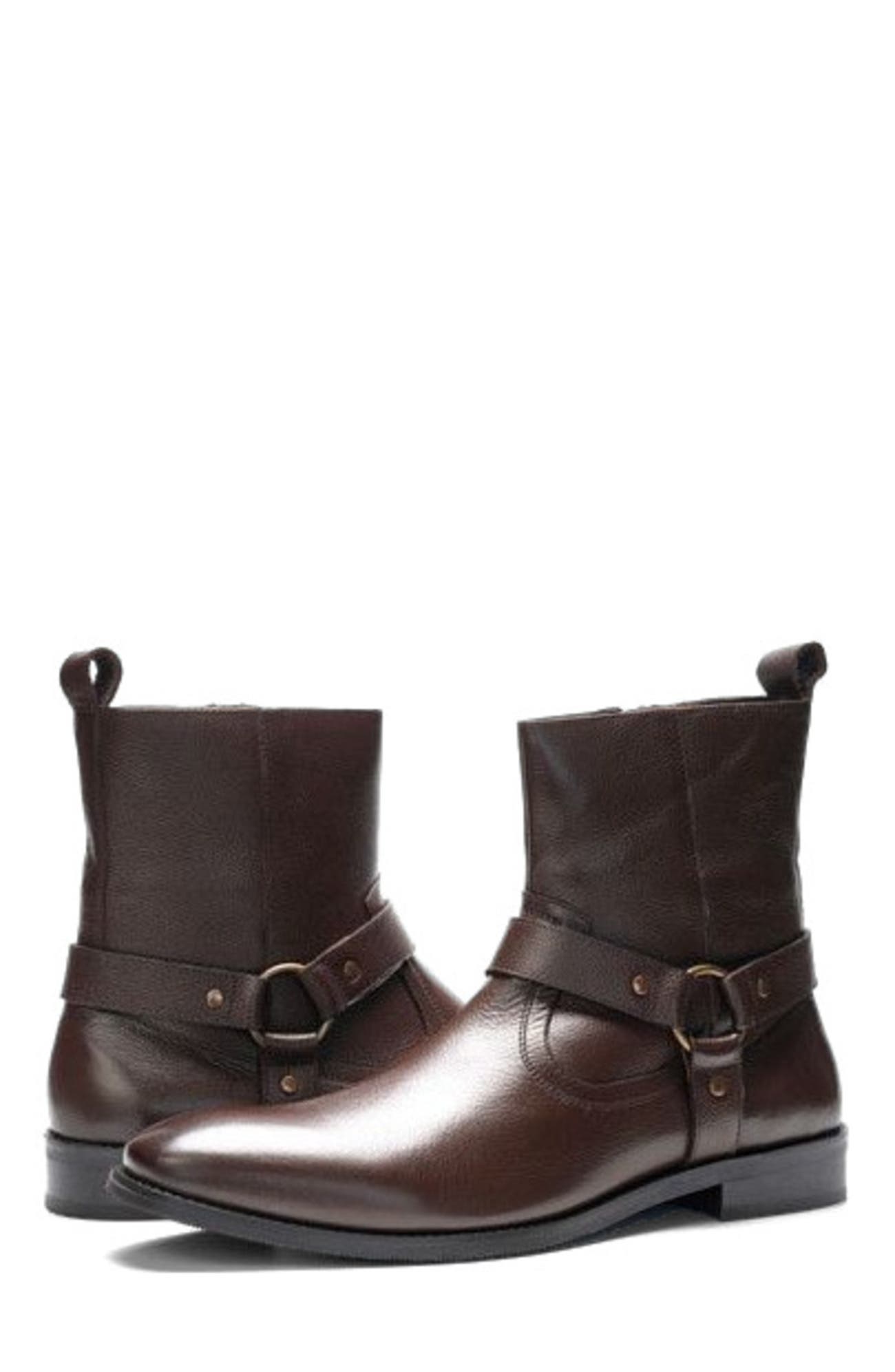 Westin Harness Boot, Alternate, color, Brown Leather