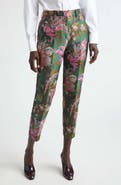 Etro Floral Jacquard Ankle Trousers