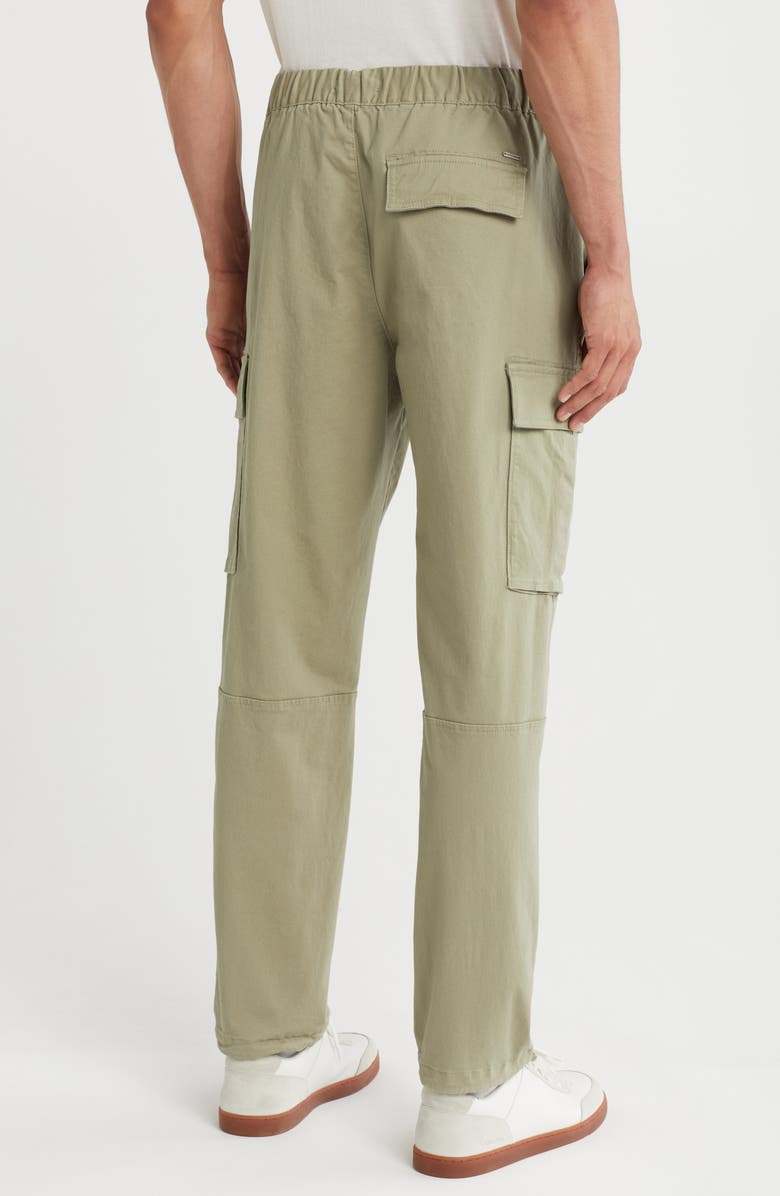 DENIM AND FLOWER Pull-On Cargo Pants, Alternate, color, Sage Green