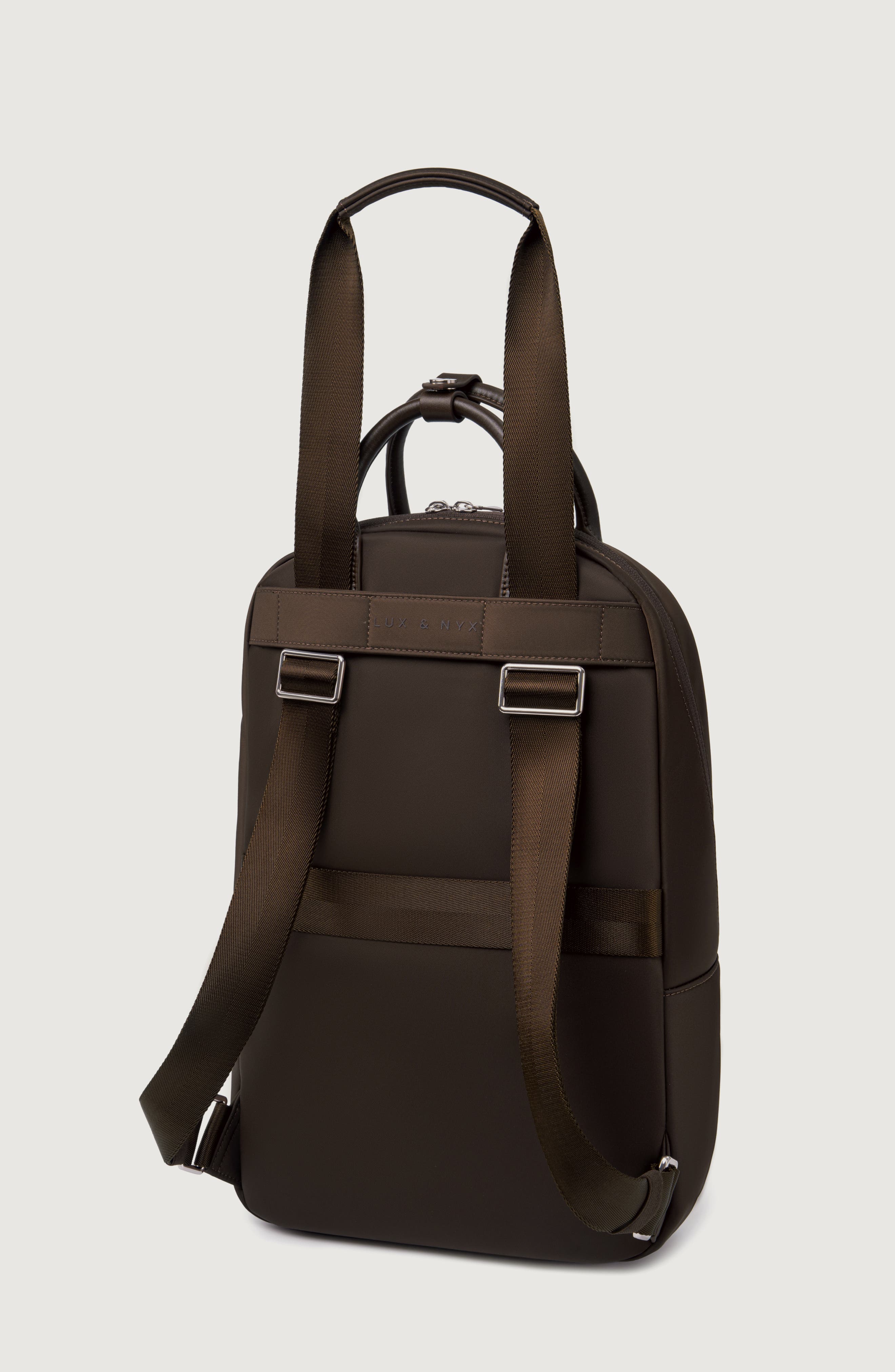 Slim Origami Convertible Backpack, Alternate, color, Espresso