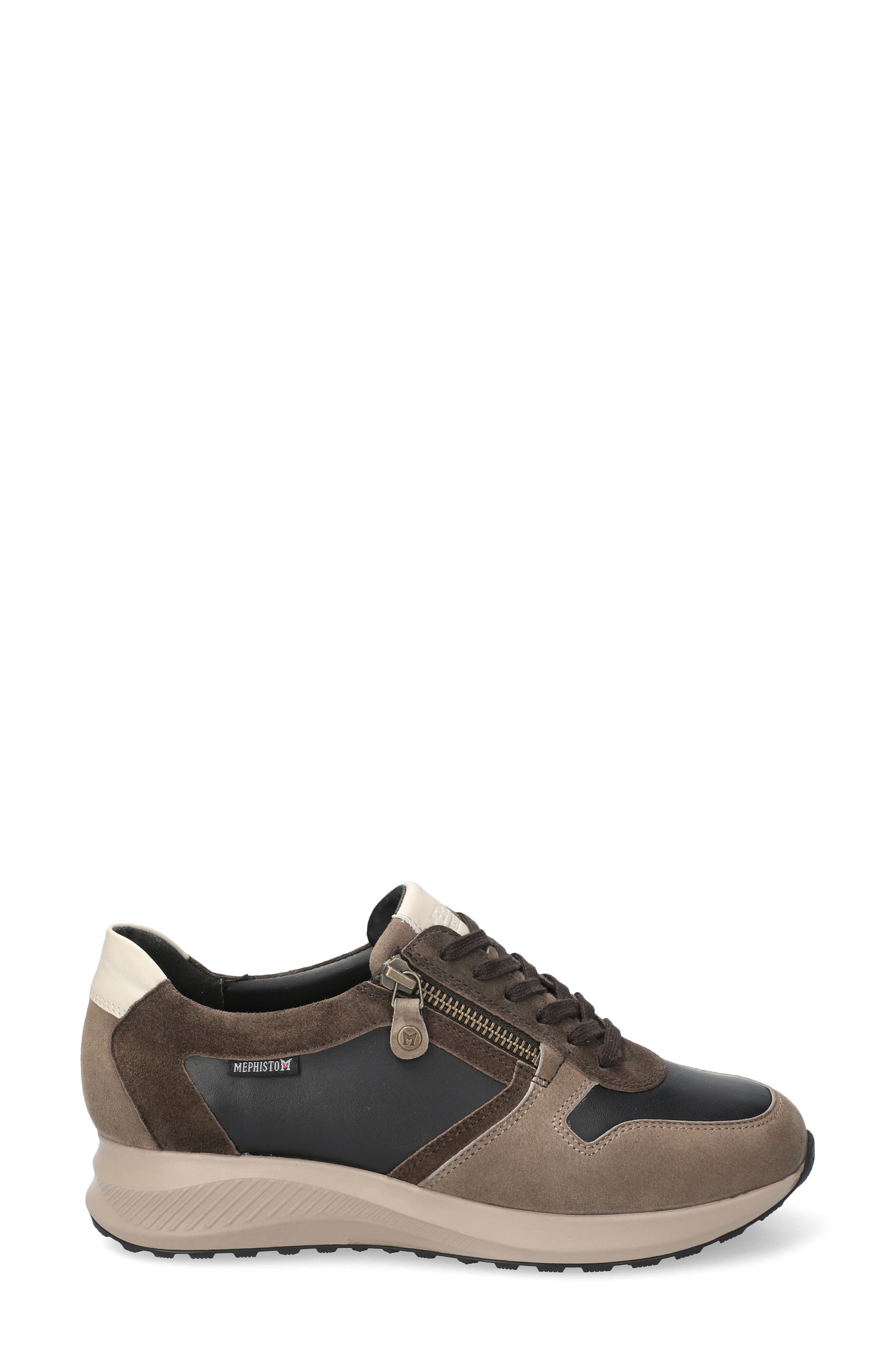 Kim Sneaker, Alternate, color, WALNUT