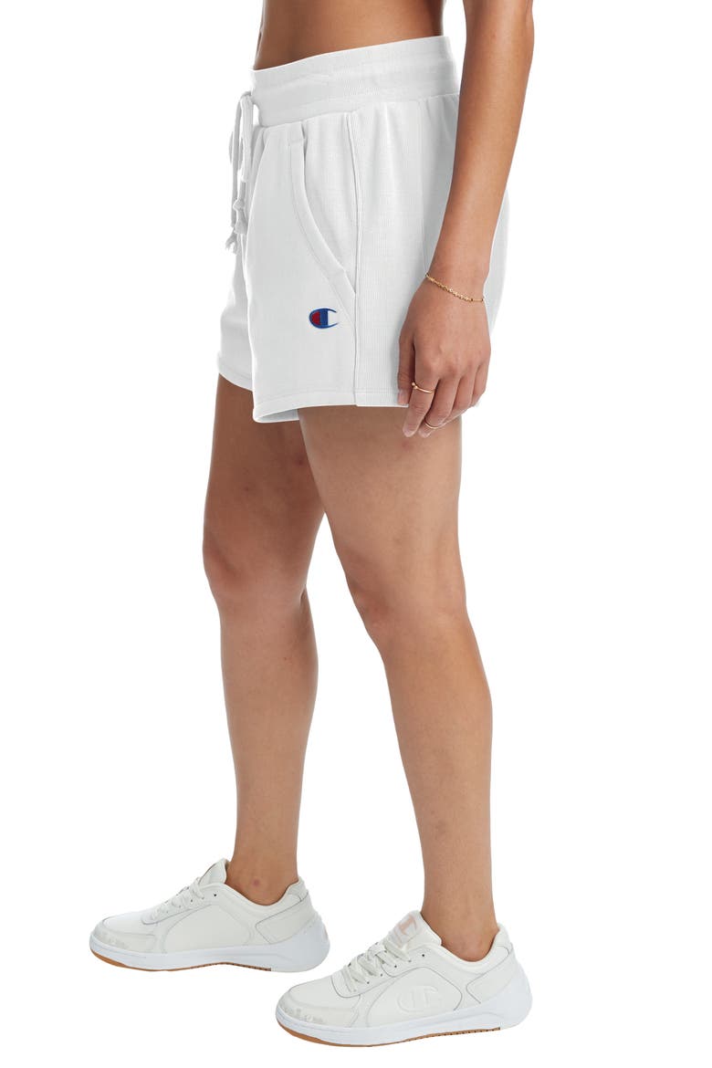 Reverse Weave Shorts, Alternate, color, WHITE