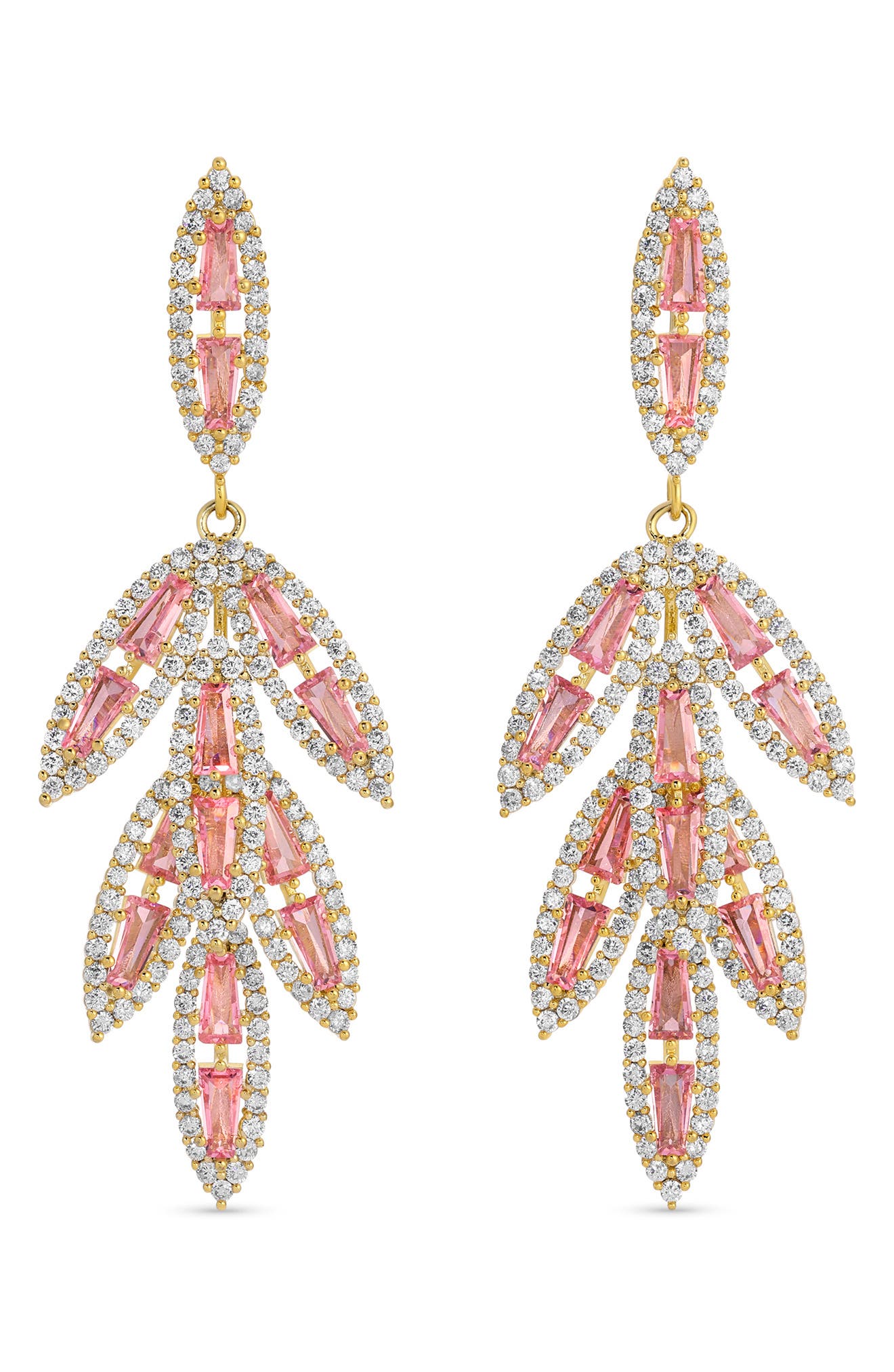 EYE CANDY LOS ANGELES Mavis Cubic Zirconia Drop Earrings
