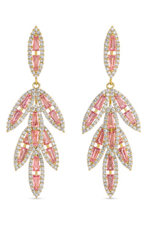 Mavis Cubic Zirconia Drop Earrings