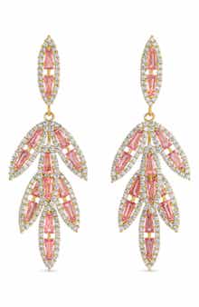 EYE CANDY LOS ANGELES Mavis Cubic Zirconia Drop Earrings
