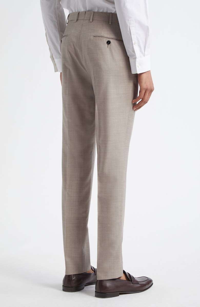 ZEGNA High Performance<sup>™</sup> Wool Trousers, Main, color, Md Brw Sld