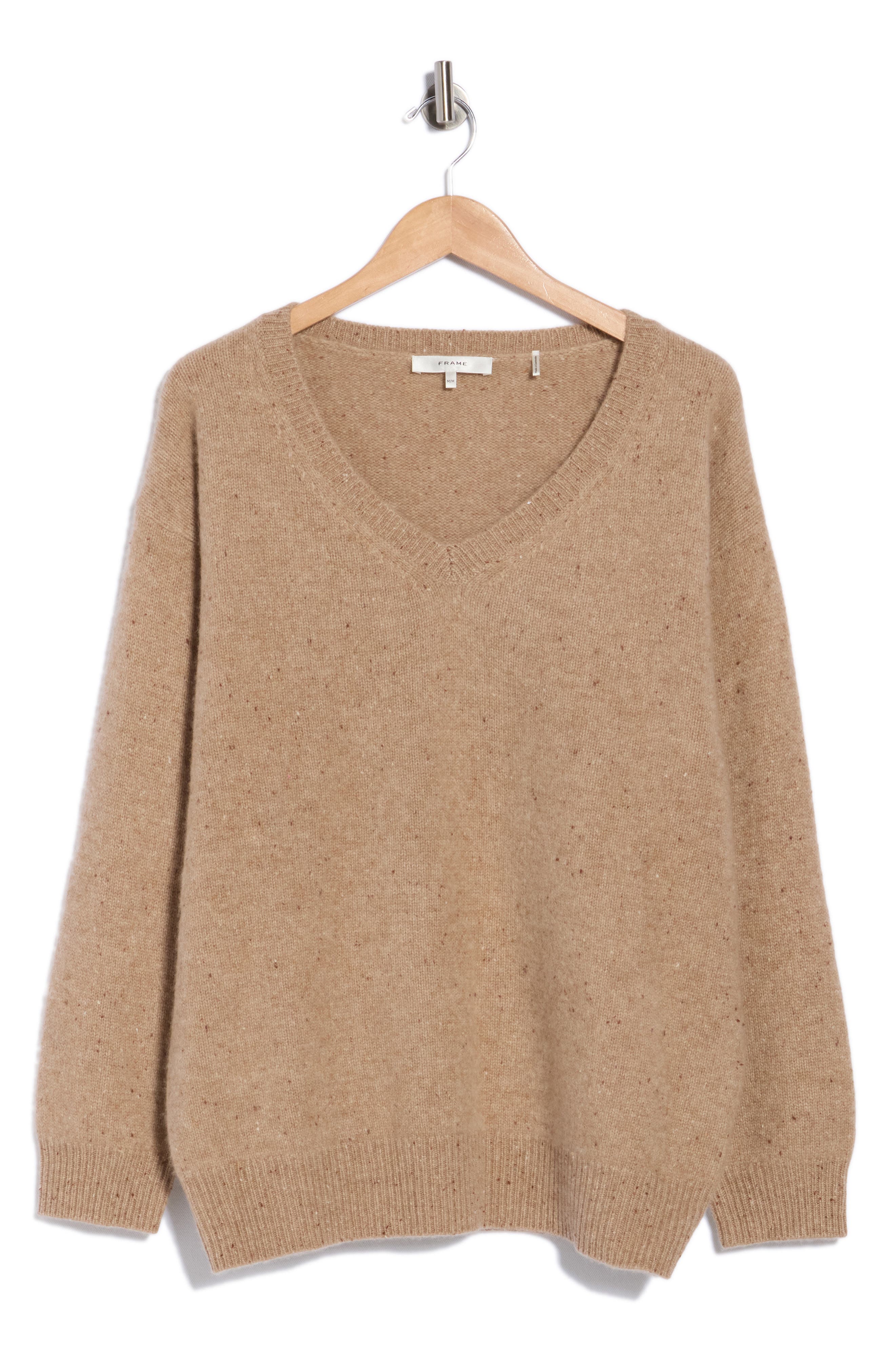 The Brushed Cashmere V-Neck Sweater