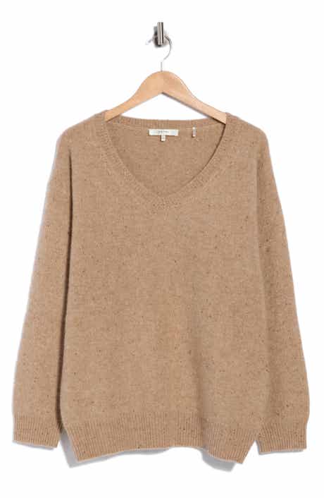 The Brushed Cashmere V-Neck Sweater