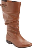 Comfortview The Monica Wide Calf Leather Boot