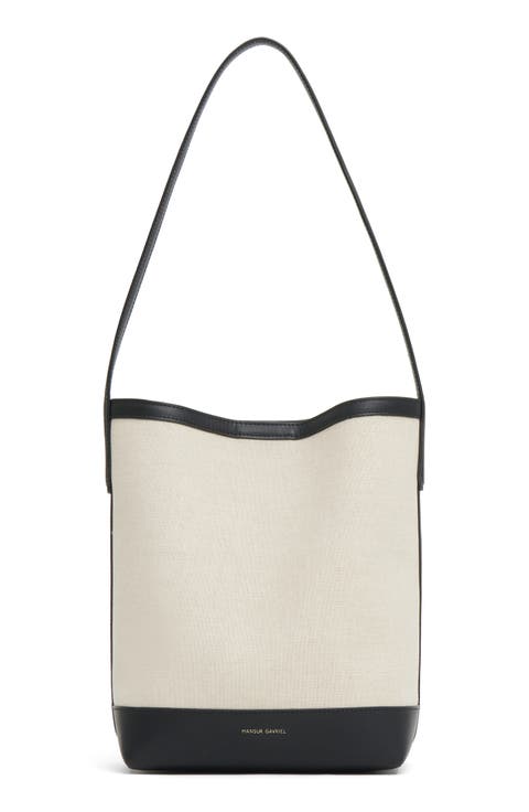 ★TOUT Y EST★ 24SS Big Hobo Bag Ivory FA2401BG02IV Large Hobo Bag in Natural Canvas – Independent Reign