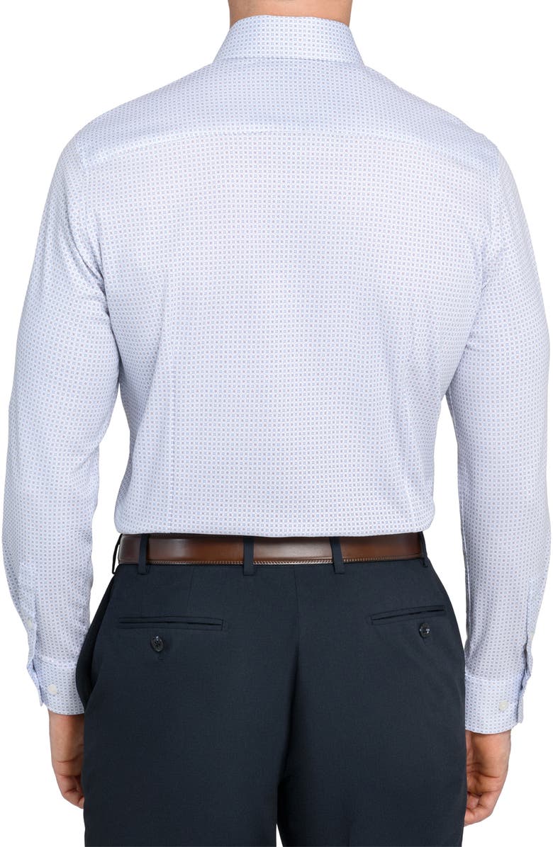 W.R.K Reworked Slim Fit Cotton Dress Shirt, Alternate, color, White/ Blue