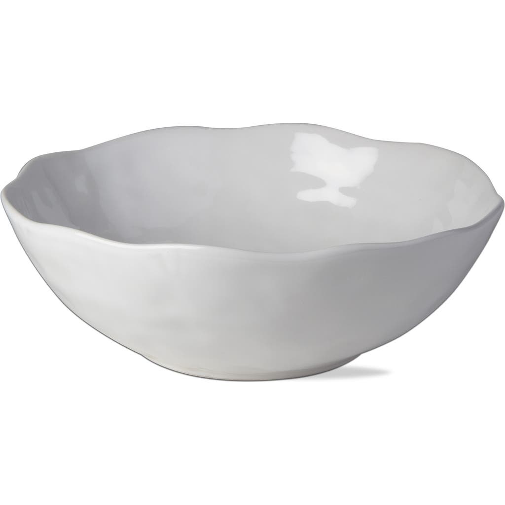 tag 12" Formoso White Stoneware Round 128oz. Tall Serving Bowl Dish  product