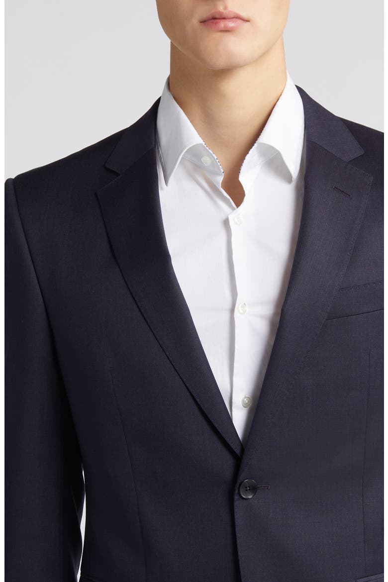 Huge Solid Wool Suit, Alternate, color, DARK BLUE