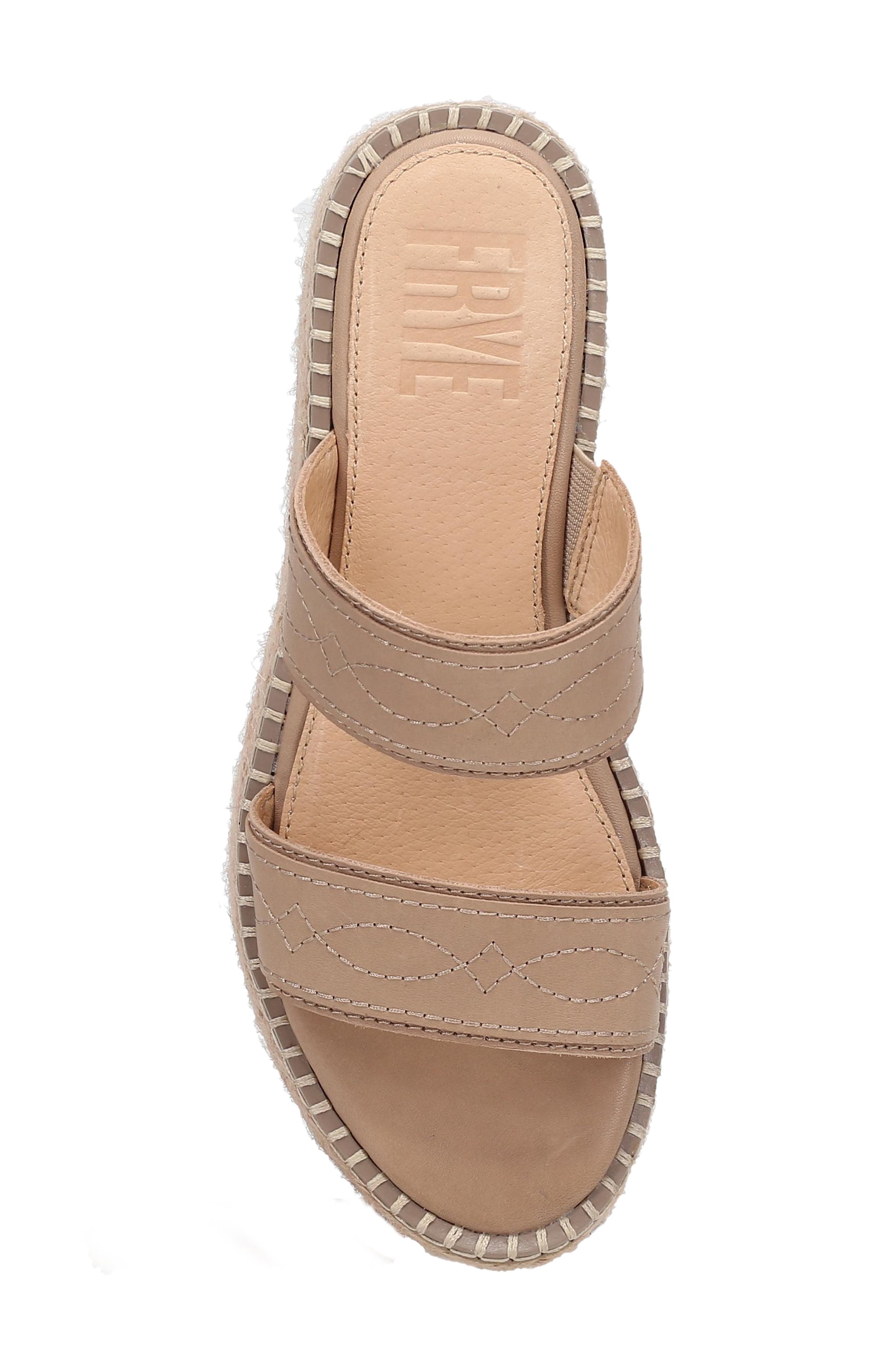 Frye Joy Platform Wedge Sandal, Alternate, color, Clay