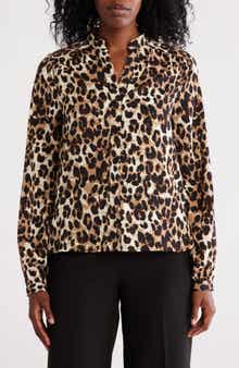 WISHLIST Printed Button-Up Top