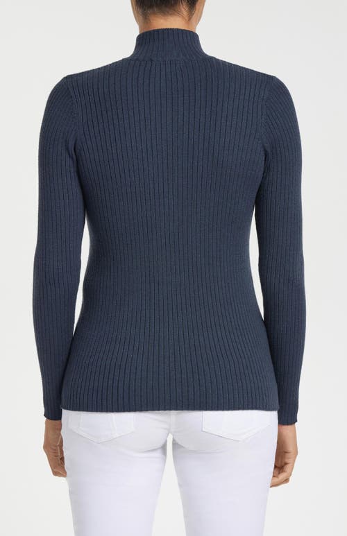 Anatomie Stacey Ribbed Sweater In Blue