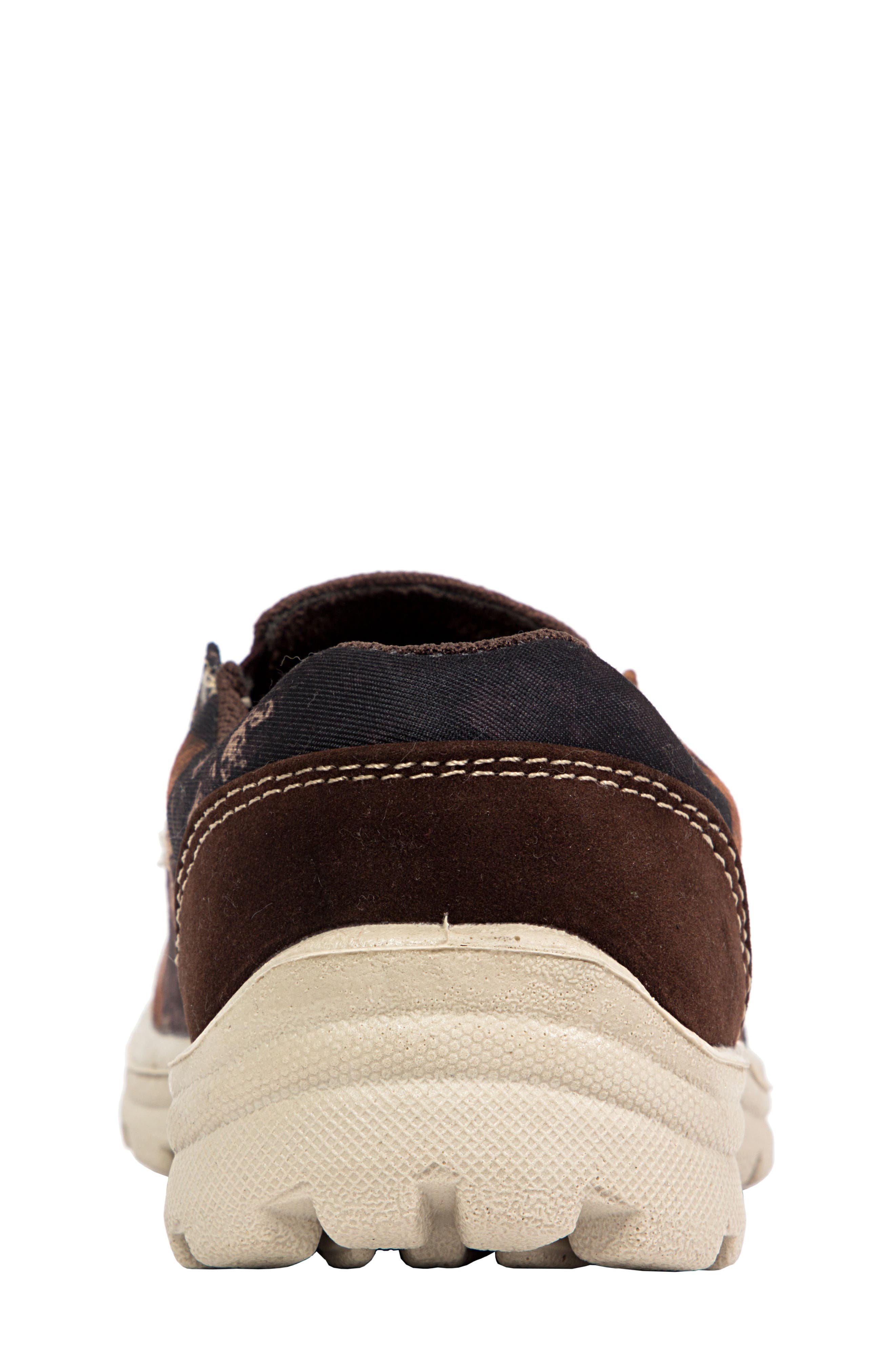 Kids' Alvin Casual Slip-On Sneaker, Alternate, color, BROWN/ BROWN CAMO