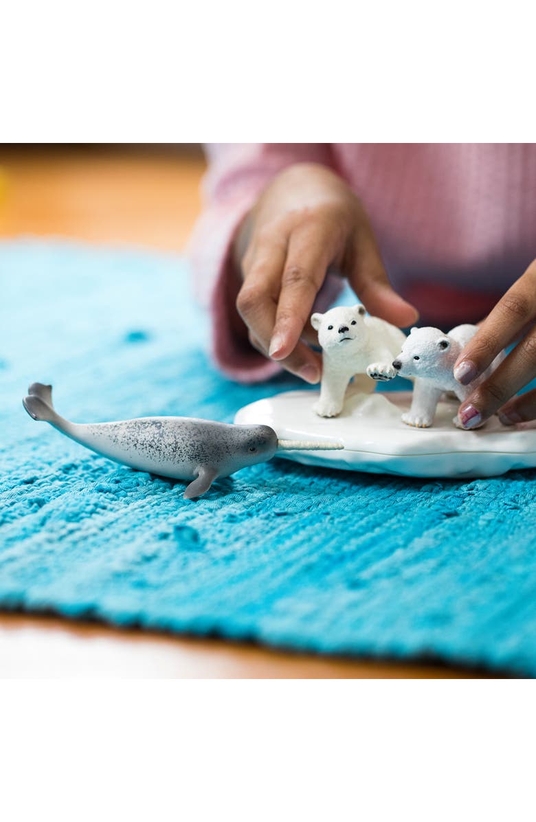 Schleich Wild Life Polar Playground, 4 Piece Figurine Playset, Alternate, color, 